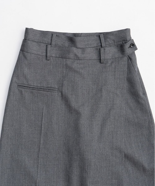 PRANK PROJECT（プランクプロジェクト）の「【2026Spring Pre-Order】ラップパンツ / Wrap Pants（その他パンツ・レディース・チャコールグレー/ブラック/ブラウン・36/38）」の8枚目の写真