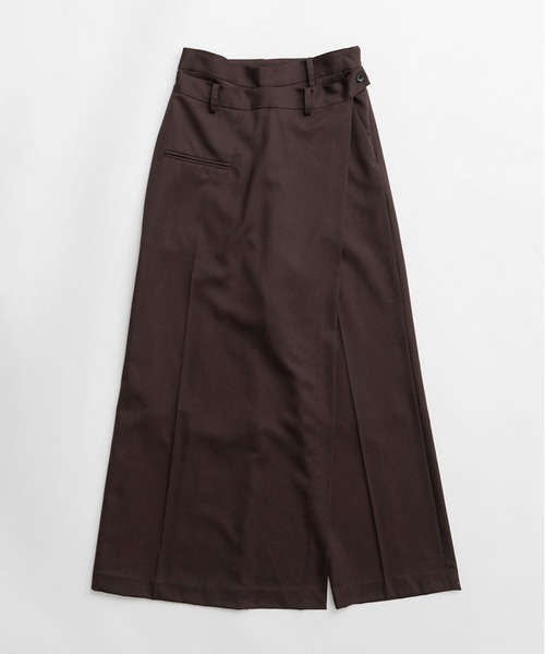 PRANK PROJECT（プランクプロジェクト）の「【2026Spring Pre-Order】ラップパンツ / Wrap Pants（その他パンツ・レディース・チャコールグレー/ブラック/ブラウン・36/38）」の4枚目の写真