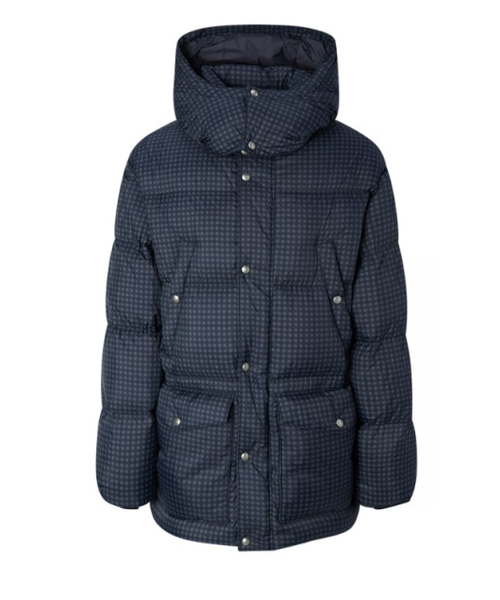 HAZZYS（ ヘジス）の「[HIS]ネイビーチェックダウンパーカー（ダウンジャケット/コート・メンズ・その他・LARGE/SMALL/MEDIUM）」の2枚目の写真