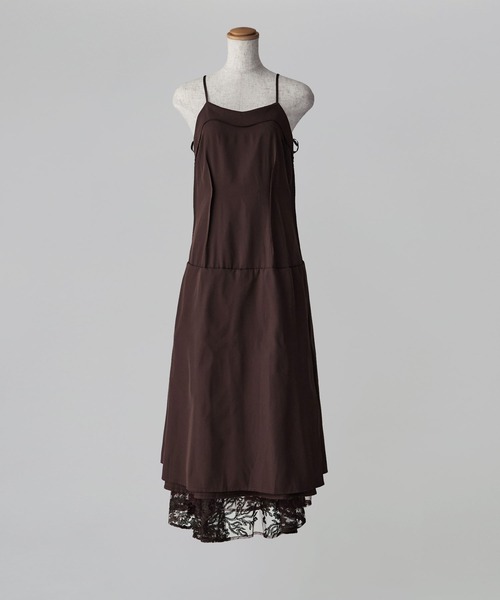 グラデーションレースボレロ＆ウエストタックフレアドレス（ドレス