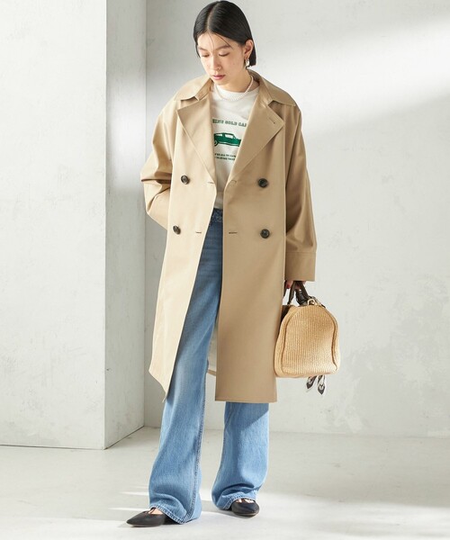 TICCA(ティッカ)の「TICCA: テント トレンチ コート(トレンチコート・レディース・ベージュ系・ONE SIZE)」の9枚目の写真