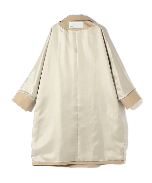 TICCA(ティッカ)の「TICCA: テント トレンチ コート(トレンチコート・レディース・ベージュ系・ONE SIZE)」の6枚目の写真