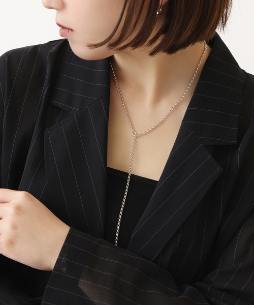【SAMH by LILAS】ラウンドチェーン60cmネックレス SV