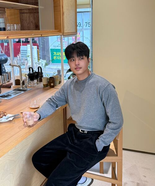 WORK ON BODY OFF(ワークオンボディオフ)の「ベロセミワイドワンタッチコットンコーデュロイパンツ【ブラック】(その他パンツ・メンズ・ブラック・MEDIUM/LARGE/X-LARGE)」の2枚目の写真