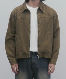 And Again | And Again/Washed コットンジャケット(ブルゾン)
