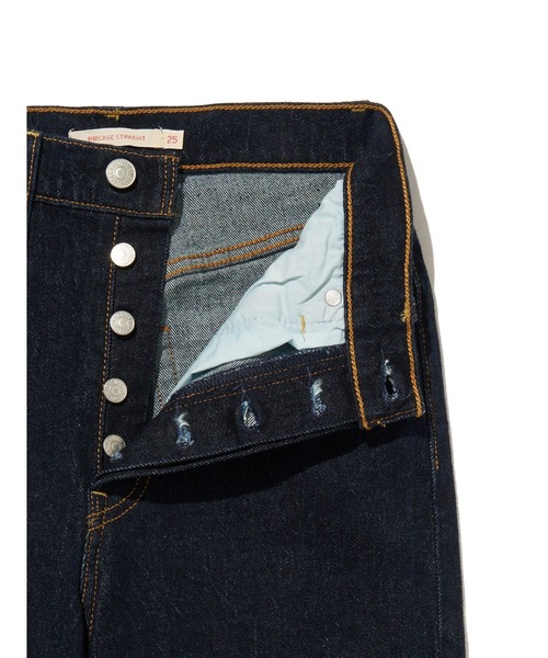 Levi's(リーバイス)の「Levi's/リーバイス RIBCAGE ストレートジーンズ ダークインディゴ(デニムパンツ・レディース・ブルー・27inch/26inch/24inch/28inch/25inch/23inch)」の6枚目の写真