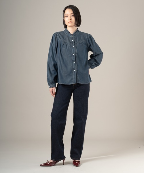 セール】Levi's/リーバイス RIBCAGE ストレートジーンズ ダーク