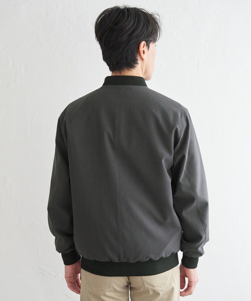 ikka(イッカ)の「2wayライナー付きリブブルゾン(ブルゾン・メンズ・ネイビー/グレー/グレイッシュベージュ・M/L/XL/S)」の17枚目の写真