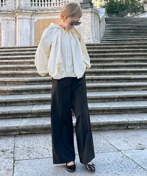 JENNE(ジェンヌ)の「撥水バルーンボリュームブルゾン(その他アウター・レディース・ブラック/アイボリー・SMALL/MEDIUM/LARGE)」の17枚目の写真