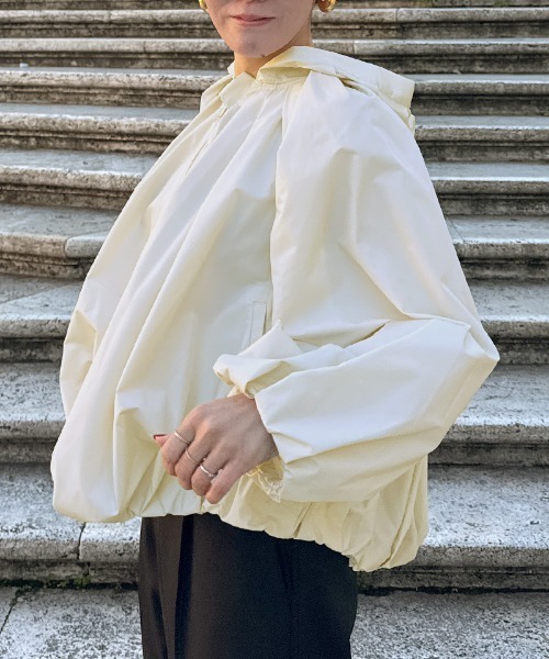 JENNE(ジェンヌ)の「撥水バルーンボリュームブルゾン(その他アウター・レディース・ブラック/アイボリー・SMALL/MEDIUM/LARGE)」の21枚目の写真