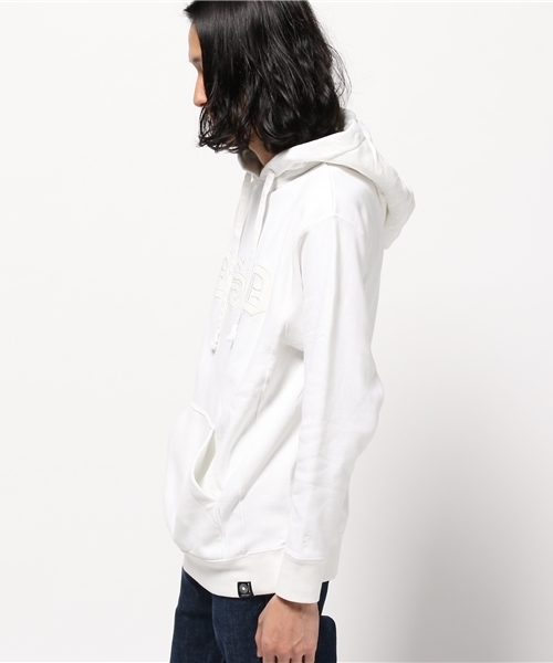 NO ID.（ノーアイディ）の「SDコラボスウェットパーカー（パーカー・メンズ・ホワイト/ブラック・3/1/2）」の3枚目の写真