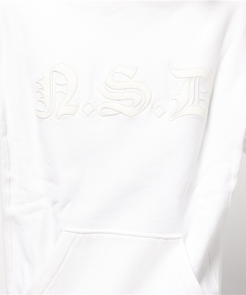 NO ID.（ノーアイディ）の「SDコラボスウェットパーカー（パーカー・メンズ・ホワイト/ブラック・3/1/2）」の8枚目の写真