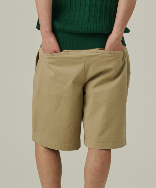 ANALOG MOOD(アナログムード)の「コットンピンタックショートパンツ(ベージュ)(その他パンツ・メンズ・その他・L/XL)」の4枚目の写真