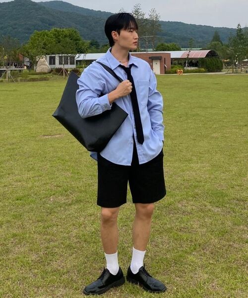 ANALOG MOOD(アナログムード)の「コットンピンタックショートパンツ(ベージュ)(その他パンツ・メンズ・その他・L/XL)」の6枚目の写真