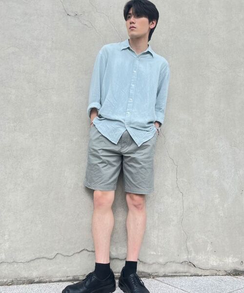 ANALOG MOOD(アナログムード)の「コットンピンタックショートパンツ(ベージュ)(その他パンツ・メンズ・その他・L/XL)」の8枚目の写真