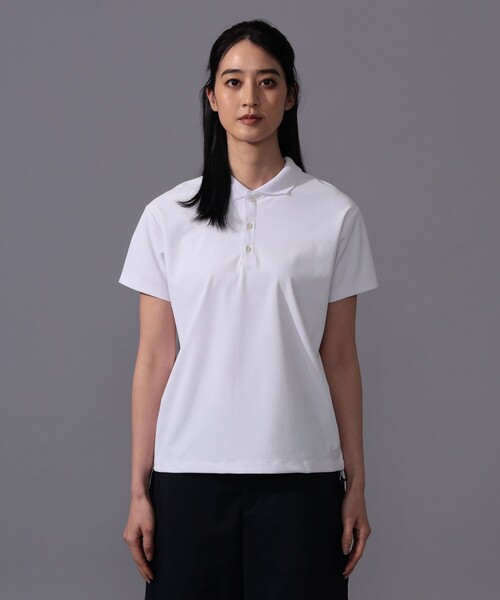 BEAMS GOLF(ビームスゴルフ)の「〈WOMEN〉B.G.THREE / ALL-TIME オールラウンド ストレッチ ポロシャツ(LV.2)(ポロシャツ・レディース・ネイビー/ホワイト/ブラック・LARGE/MEDIUM)」の8枚目の写真