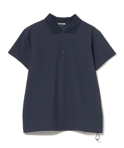 BEAMS GOLF(ビームスゴルフ)の「〈WOMEN〉B.G.THREE / ALL-TIME オールラウンド ストレッチ ポロシャツ(LV.2)(ポロシャツ・レディース・ネイビー/ホワイト/ブラック・LARGE/MEDIUM)」の18枚目の写真