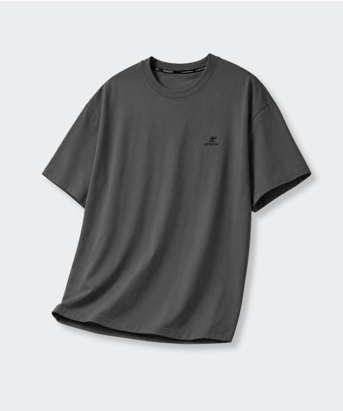 AFRESH（アフレッシュ）の「エアストレッチショートスリーブ_ダークグレー トレーニング（Tシャツ/カットソー・レディース・その他・S/M/L/XL）」の2枚目の写真