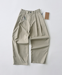 ANALOG MOOD（アナログムード）の「コットンピンタックバンディングスラックス（カーキ）（スラックス）」