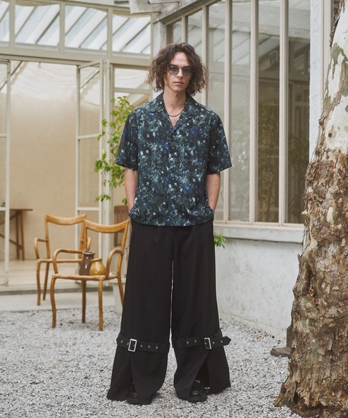CASPER JOHN(キャスパージョン)の「Slit baggy belt slacks/スリットバギーベルトスラックス(スラックス・メンズ・ブラック/ブラウン・LARGE/MEDIUM/SMALL/X-SMALL)」の6枚目の写真