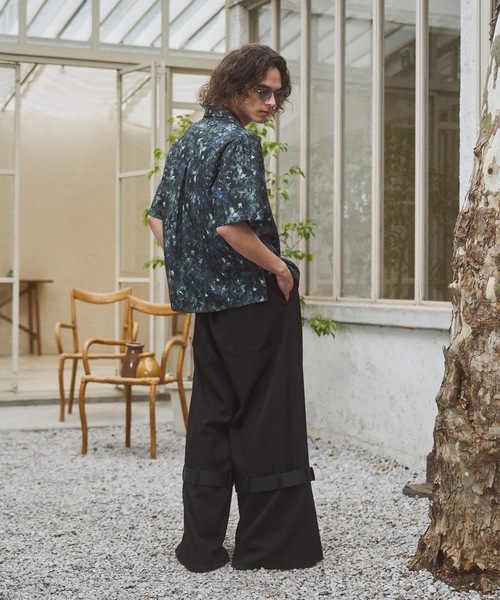 CASPER JOHN(キャスパージョン)の「Slit baggy belt slacks/スリットバギーベルトスラックス(スラックス・メンズ・ブラック/ブラウン・LARGE/MEDIUM/SMALL/X-SMALL)」の7枚目の写真