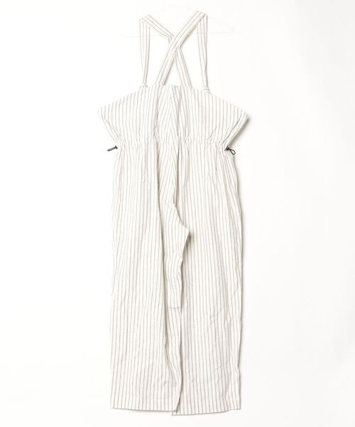 my beautiful landlet(マイビューティフルランドレット)の「【my beautiful landlet】STRIPED CURL YARN OVERALLS(サロペット/オーバーオール・メンズ・ホワイト/ネイビー/ブラック・0/1)」の13枚目の写真