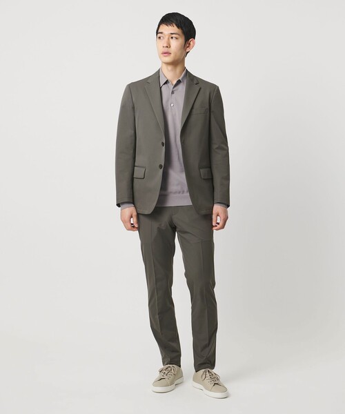 ダブルクロス シングル 2ボタン テーラードジャケット UA COZY