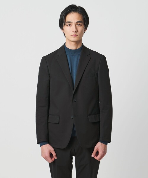 UNITED ARROWS（ユナイテッドアローズ）の「ダブルクロス シングル 2ボタン テーラードジャケット UA COZY ウォッシャブル ２WAYストレッチ はっ水（テーラードジャケット・メンズ・ブラック/オリーブ・S/L/XL/XXL/M）」の9枚目の写真