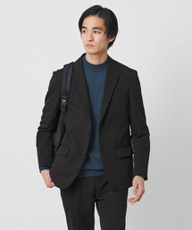 ダブルクロス シングル 2ボタン テーラードジャケット UA COZY ウォッシャブル 2WAYストレッチ はっ水