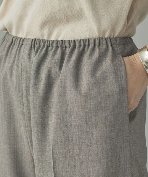 Curensology(カレンソロジー)の「Curensology(カレンソロジー)/ウールブレンドセンタープレスパンツ(その他パンツ・レディース・ライトグレー/チャコールグレー/ブラック・FREE)」の13枚目の写真