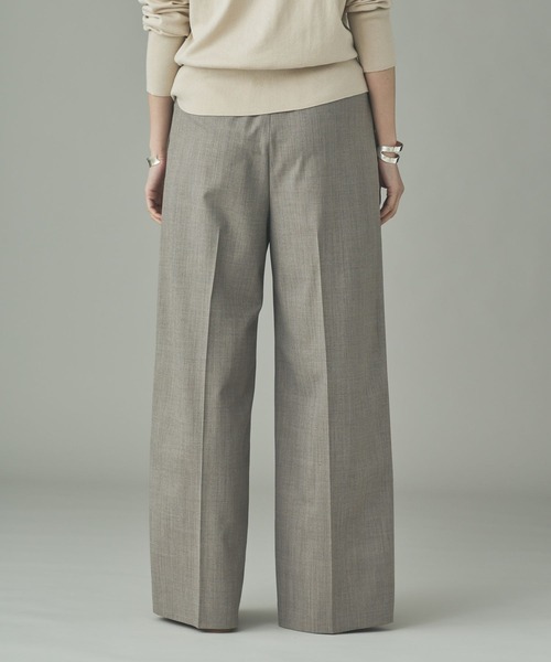 Curensology(カレンソロジー)の「Curensology(カレンソロジー)/ウールブレンドセンタープレスパンツ(その他パンツ・レディース・ライトグレー/チャコールグレー/ブラック・FREE)」の17枚目の写真