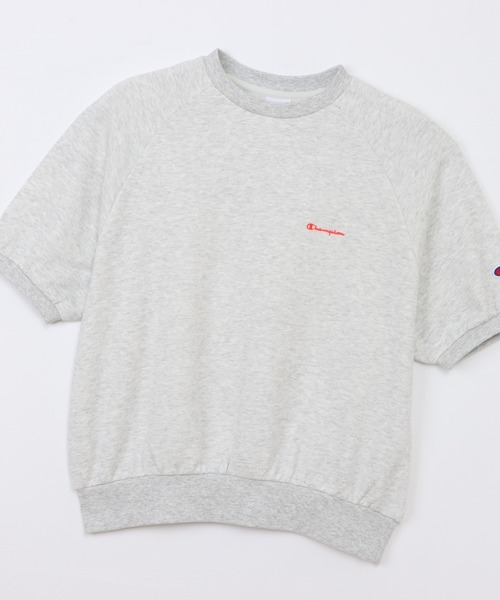 Champion(チャンピオン)の「【Champion/チャンピオン】レディース ショートスリーブ スウェットシャツ(スウェット・レディース・グレイッシュブルー/ヘザーグレー/ブラック系その他/オートミール/モカ・LARGE/MEDIUM)」の9枚目の写真