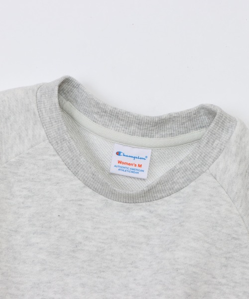 Champion(チャンピオン)の「【Champion/チャンピオン】レディース ショートスリーブ スウェットシャツ(スウェット・レディース・グレイッシュブルー/ヘザーグレー/ブラック系その他/オートミール/モカ・LARGE/MEDIUM)」の8枚目の写真