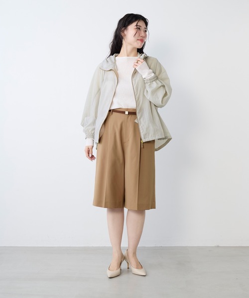 MICA&DEAL（マイカ＆ディール）の「シアーマーブルカットソー（Tシャツ/カットソー・レディース・ホワイト/アイボリー/ブラック・FREE）」の13枚目の写真