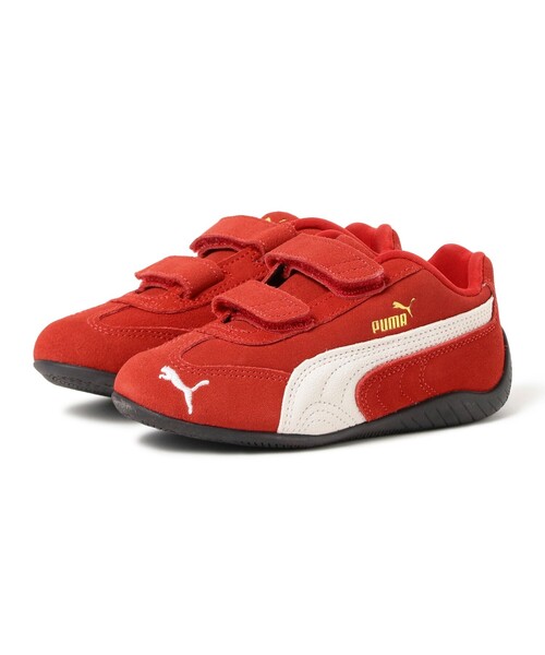 こども ビームス（コドモビームス）の「PUMA /キッズ スピードキャット オリジナルVプリスクール スニーカー （17～21cm）（スニーカー・キッズ・ブラウン/レッド/ブラック・17/18/20/21/19）」の3枚目の写真