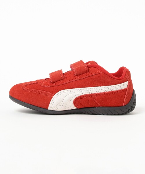 こども ビームス（コドモビームス）の「PUMA /キッズ スピードキャット オリジナルVプリスクール スニーカー （17～21cm）（スニーカー・キッズ・ブラウン/レッド/ブラック・17/18/20/21/19）」の4枚目の写真