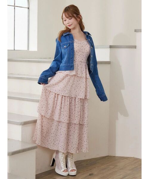 EATME（イートミー）の「コンパクトデニムジャケット（デニムジャケット・レディース・ブラック/ブルー・FREE）」の4枚目の写真