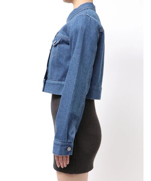EATME（イートミー）の「コンパクトデニムジャケット（デニムジャケット・レディース・ブラック/ブルー・FREE）」の12枚目の写真