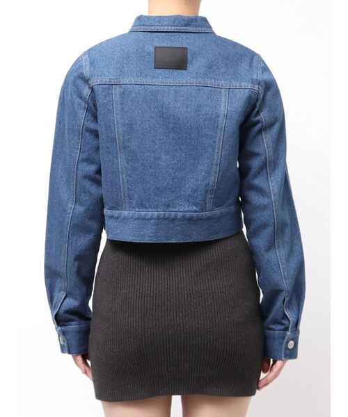 EATME（イートミー）の「コンパクトデニムジャケット（デニムジャケット・レディース・ブラック/ブルー・FREE）」の13枚目の写真