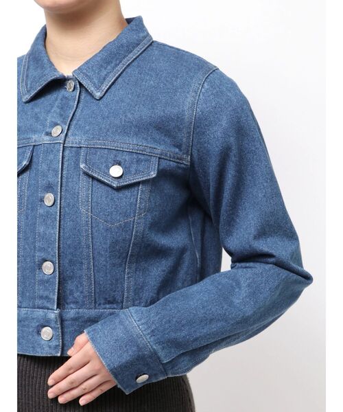 EATME（イートミー）の「コンパクトデニムジャケット（デニムジャケット・レディース・ブラック/ブルー・FREE）」の15枚目の写真