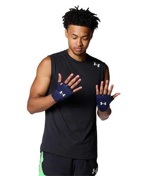 UNDER ARMOUR(アンダーアーマー)の「UAハンドウォーマー(バスケットボール/メンズ/レディース)(手袋・レディース・ダークネイビー・S-M/L-XL)」の4枚目の写真