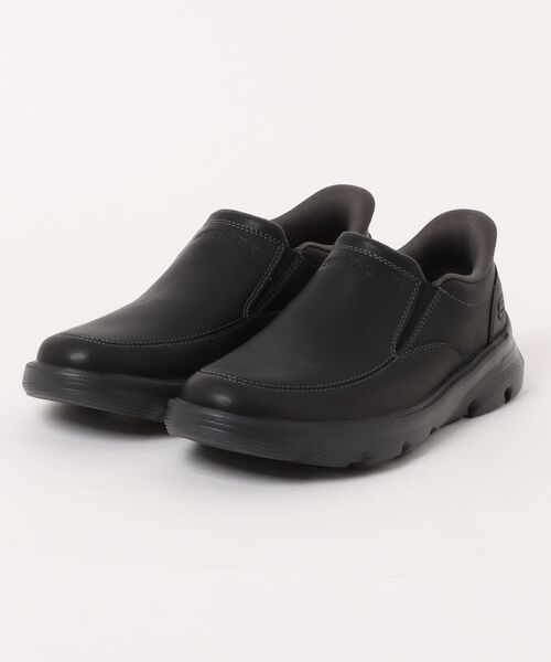 SKECHERS(スケッチャーズ)の「《SKECHERS》ARCH FIT GARZA - UMAR(スリッポン・メンズ・ブラック/ブラウン系・25.0cm/25.5cm/26.0cm/26.5cm/27.0cm/27.5cm/28.0cm)」の1枚目の写真