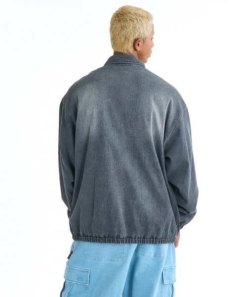 DC SHOES(ディーシーシューズ)の「DC SHOES メンズ 26 COACH JACKET コーチジャケット アウター 【2026年春夏モデル】/ドローコード付きドロップショルダーブルゾン(ブルゾン・メンズ・ブラック系その他/ブラック系その他2/ライトブルー/ブルー系その他/グレー系その他2・X-LARGE/LARGE)」の10枚目の写真