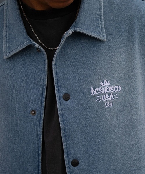 DC SHOES(ディーシーシューズ)の「DC SHOES メンズ 26 COACH JACKET コーチジャケット アウター 【2026年春夏モデル】/ドローコード付きドロップショルダーブルゾン(ブルゾン・メンズ・ブラック系その他/ブラック系その他2/ライトブルー/ブルー系その他/グレー系その他2・X-LARGE/LARGE)」の17枚目の写真