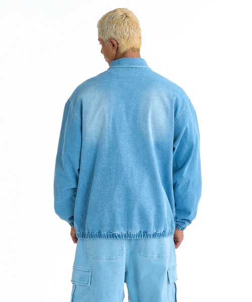 DC SHOES(ディーシーシューズ)の「DC SHOES メンズ 26 COACH JACKET コーチジャケット アウター 【2026年春夏モデル】/ドローコード付きドロップショルダーブルゾン(ブルゾン・メンズ・ブラック系その他/ブラック系その他2/ライトブルー/ブルー系その他/グレー系その他2・X-LARGE/LARGE)」の12枚目の写真