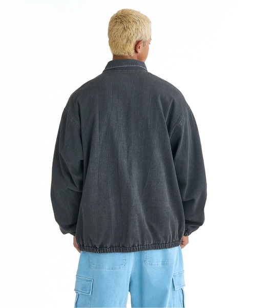 DC SHOES(ディーシーシューズ)の「DC SHOES メンズ 26 COACH JACKET コーチジャケット アウター 【2026年春夏モデル】/ドローコード付きドロップショルダーブルゾン(ブルゾン・メンズ・ブラック系その他/ブラック系その他2/ライトブルー/ブルー系その他/グレー系その他2・X-LARGE/LARGE)」の6枚目の写真