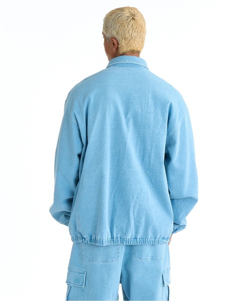 DC SHOES(ディーシーシューズ)の「DC SHOES メンズ 26 COACH JACKET コーチジャケット アウター 【2026年春夏モデル】/ドローコード付きドロップショルダーブルゾン(ブルゾン・メンズ・ブラック系その他/ブラック系その他2/ライトブルー/ブルー系その他/グレー系その他2・X-LARGE/LARGE)」の13枚目の写真