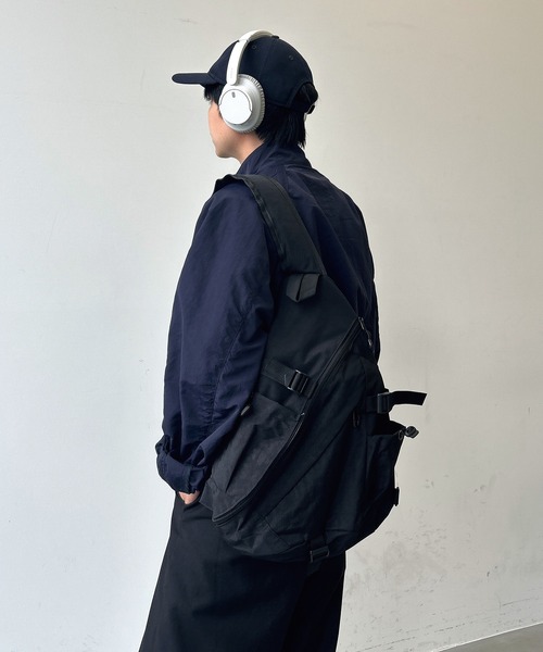 UNDERSTATEMENTs（アンダーステイトメント）の「【ユニセックス】ナイロンテックワンショルダーバッグ（ショルダーバッグ・メンズ・オレンジ/グレー/ライトブルー/ブラック・FREE）」の8枚目の写真