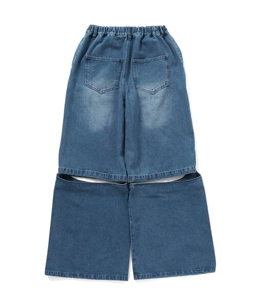 algy(アルジー)の「2WAYデザインパンツ(デニムパンツ・キッズ・ブラック/サックスブルー/ピンク・130/140/150/160)」の13枚目の写真