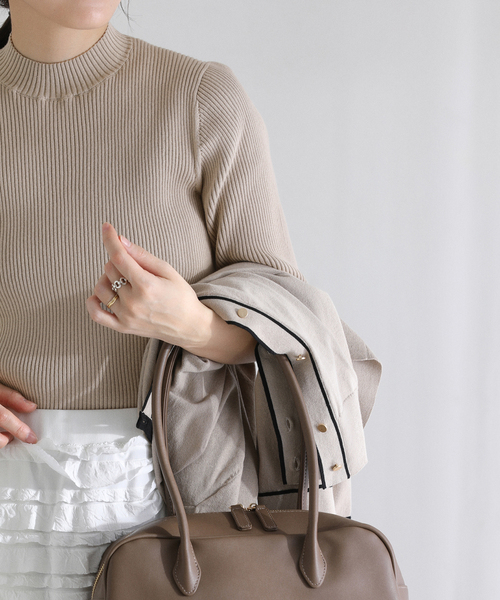 La TOTALITE（ラトータリテ）の「【洗える】ウォッシャブルコットン混アンサンブル（アンサンブル・レディース・ブラック/ベージュ/サックスブルー・FREE）」の8枚目の写真